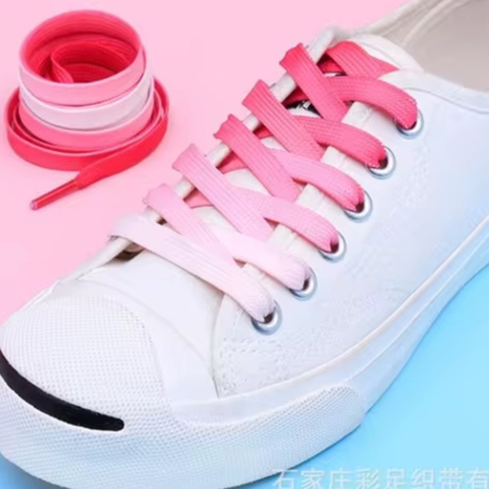 * Get the Fade: Colorful Shoe Laces You'll Love Two packs purple and pink 125cm